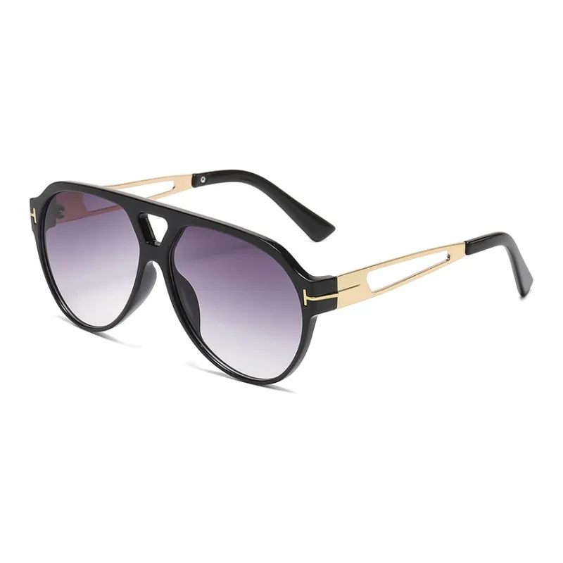 SOMAN Plastic Metal Irregular Shape Sunglasses Unisex-3