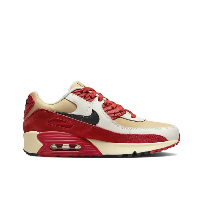 Nike Air Max 90 Leather Sesame Red Clay GS-1
