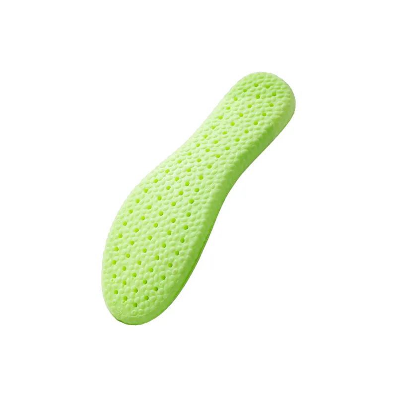 361° Antibacterial Knitted Fabric PU Insoles Kids' Gray/Light Green-4