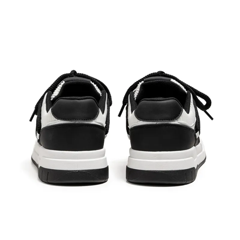 Meiretu Stars Collection Slip Resistant, Lightweight, And Breathable Low Top Skateboard Shoes Men's-16