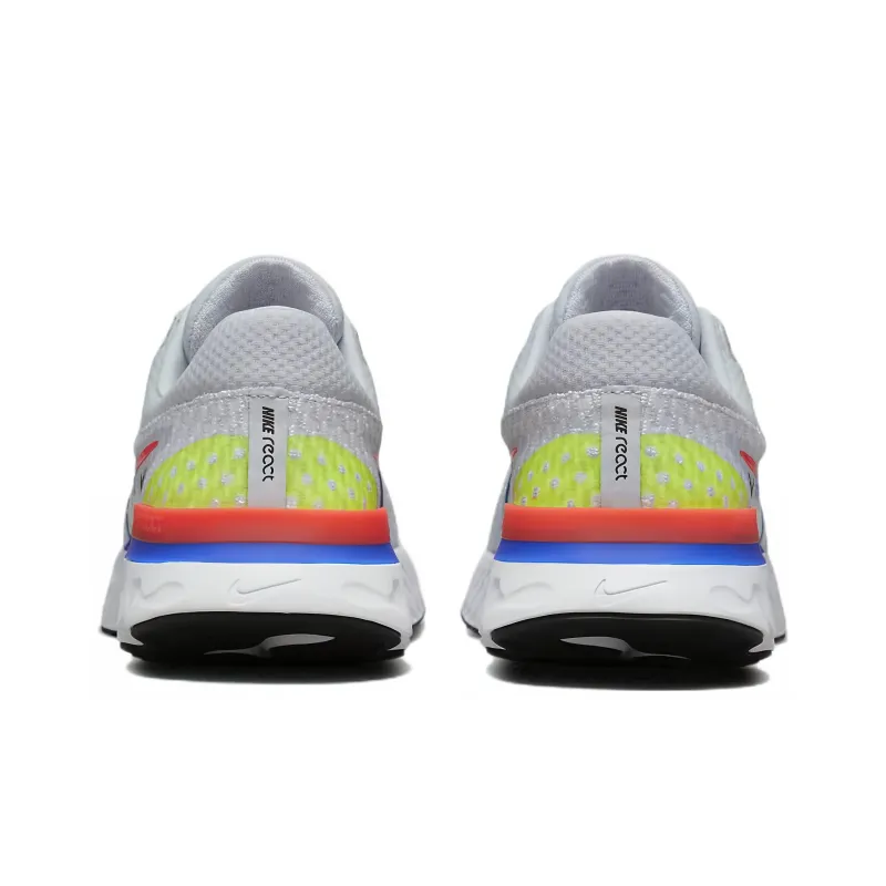 Nike React Infinity Run Flyknit 3 Pure Platinum Racer Blue-4