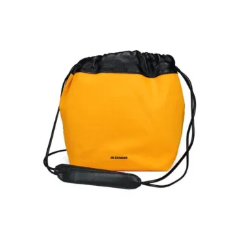 JIL SANDER Canvas Bag Bucket Bag Shoulder Bag Women's Yellow
