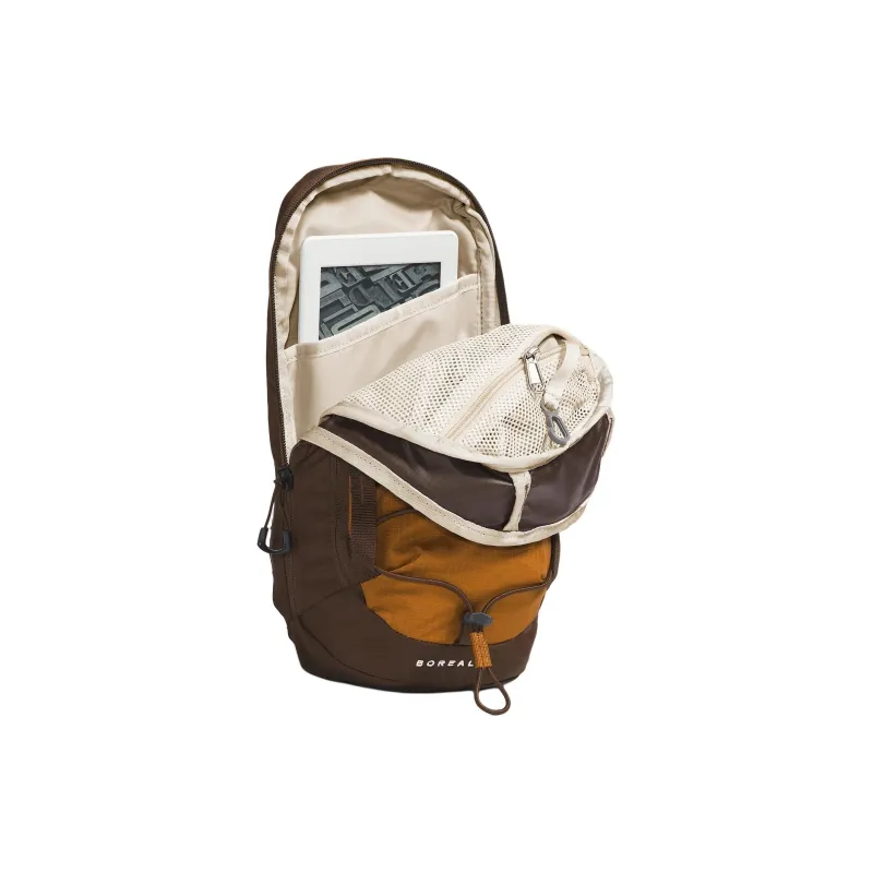 THE NORTH FACE Recycled Nylon Crossbody Bag Shoulder Bag Unisex Wooden Brown With Small Coffee Brown Accents-4