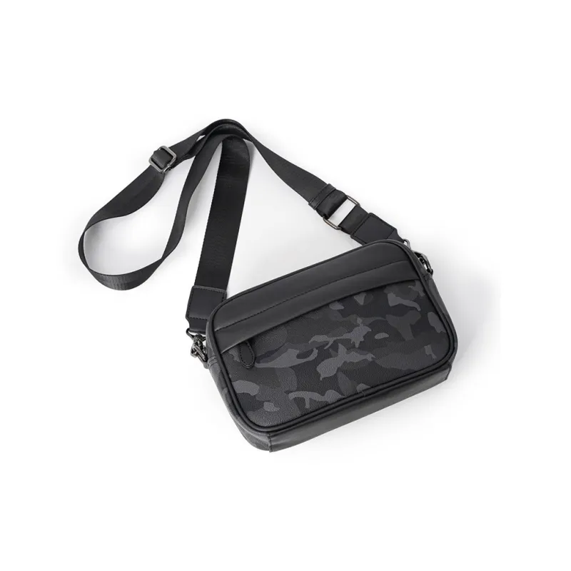 ALNI BITTON PU Small Square Bag, Crossbody Bag, Shoulder Bag Regular Men's Camouflage-3