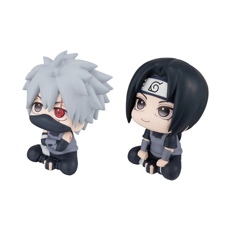MegaHouse Naruto LOOKUP Dark Side Kakashi+Dark Side Itachi Bonus Included Chibi Figures-2