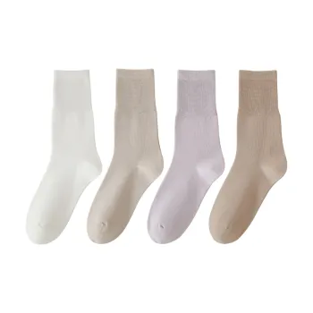 XXLLG Mid Calf Socks Women's 4 Pack