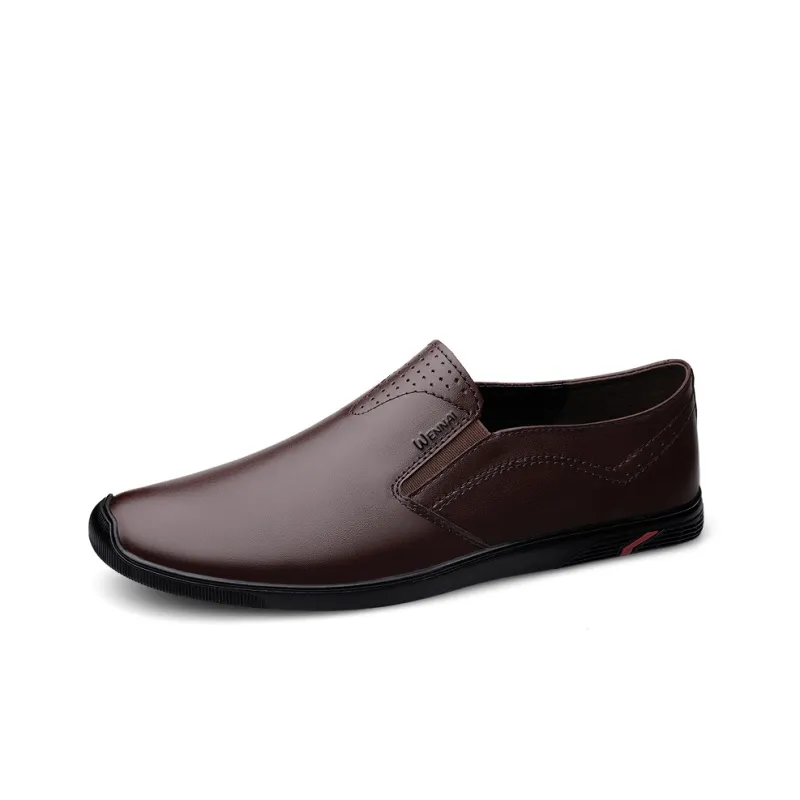 Wen Nai Dress Shoes Men's Dark Brown-1