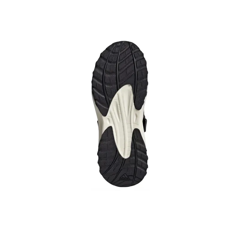 Adidas Maxxwavy Anti Slip Wear Resistant Low Top Chunky Sneakers Unisex Black White-5