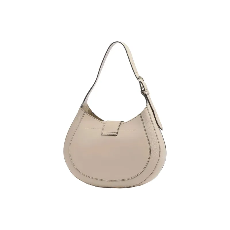 Furla Club 2 Grained Leather Hobo Bag Handbag Shoulder Bag Women's Light Umber-1