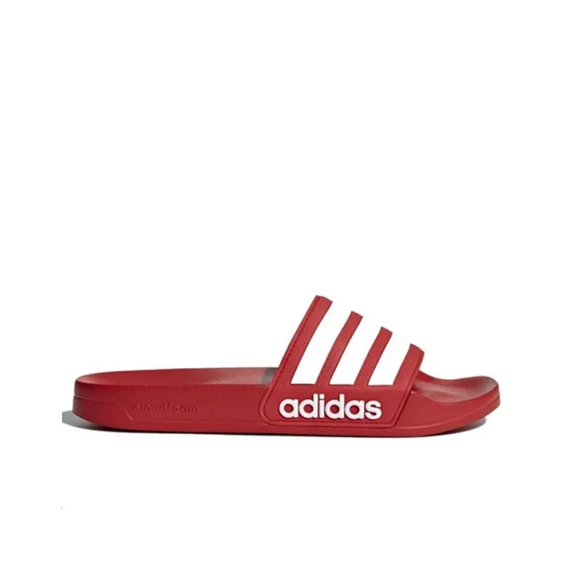 Adilette Adidas CloudFoam Slides 'Scarlet'-1