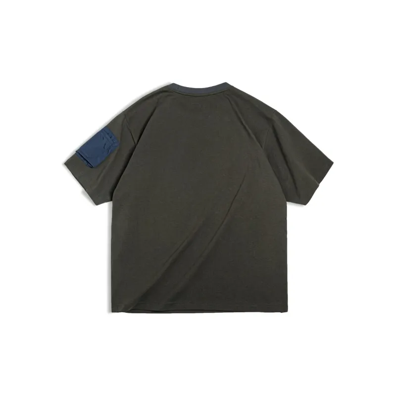 MADEN T Shirts Men Gray-1