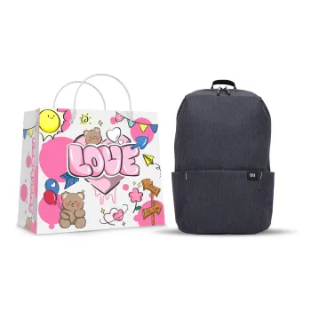 MI Polyester Backpack Regular Unisex Multicolor
