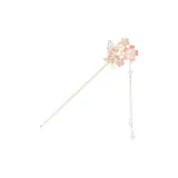 Butterfly Dancing among Flowers Hairpin