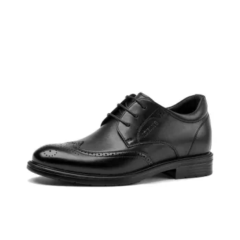 AOKANG Dress Shoes Men Low-Top Black