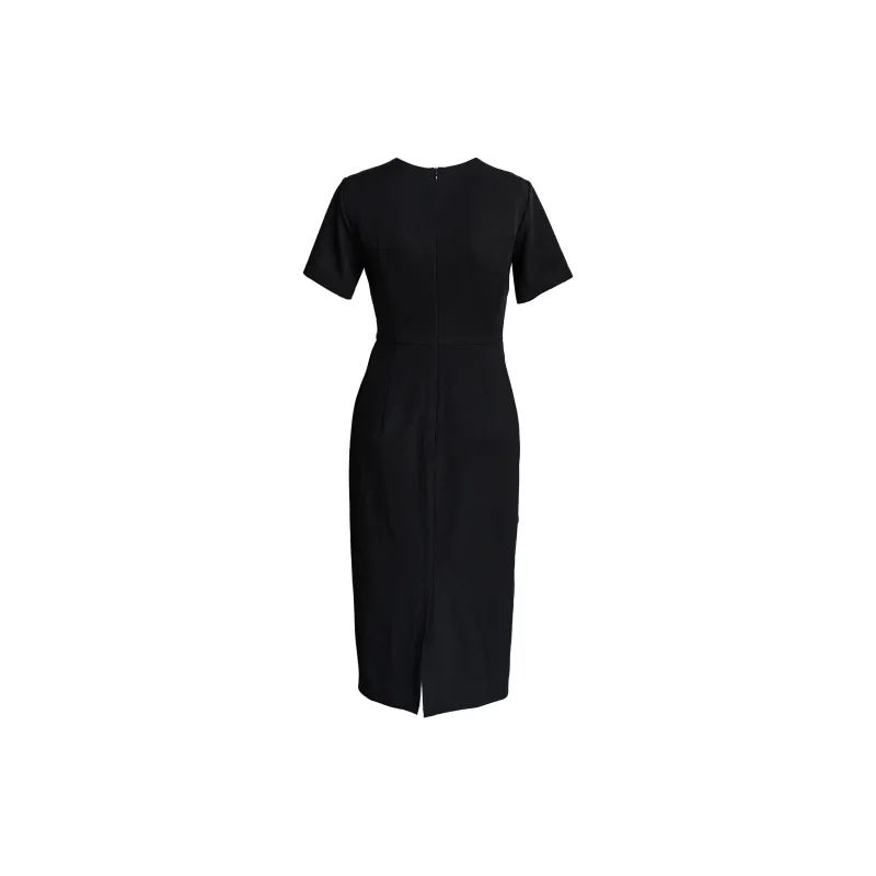 ROEYSHOUSE Short Sleeved Dresses Women's Black-1