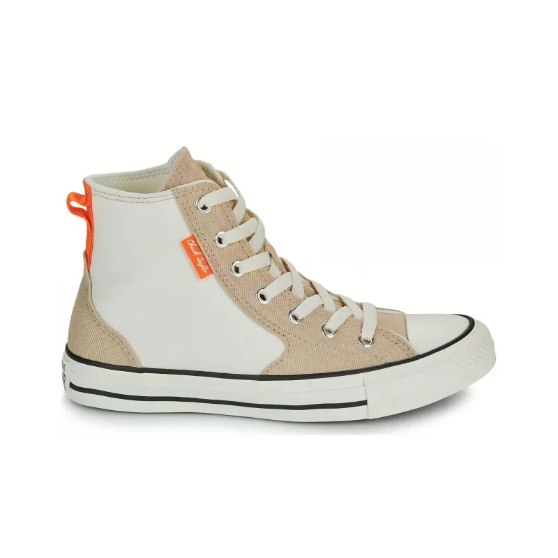 Converse Chuck Taylor All Star Wear resistant And Lightweight High Top Canvas Shoes Unisex Beige-1