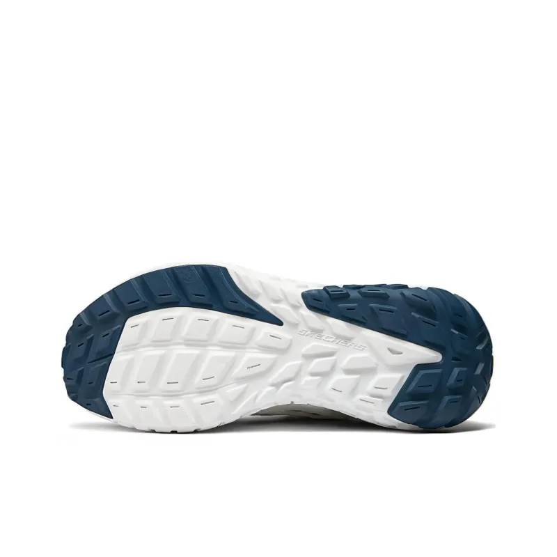 Skechers Sport Durable Breathable Low Top Casual Running Shoes Men's White Blue-4