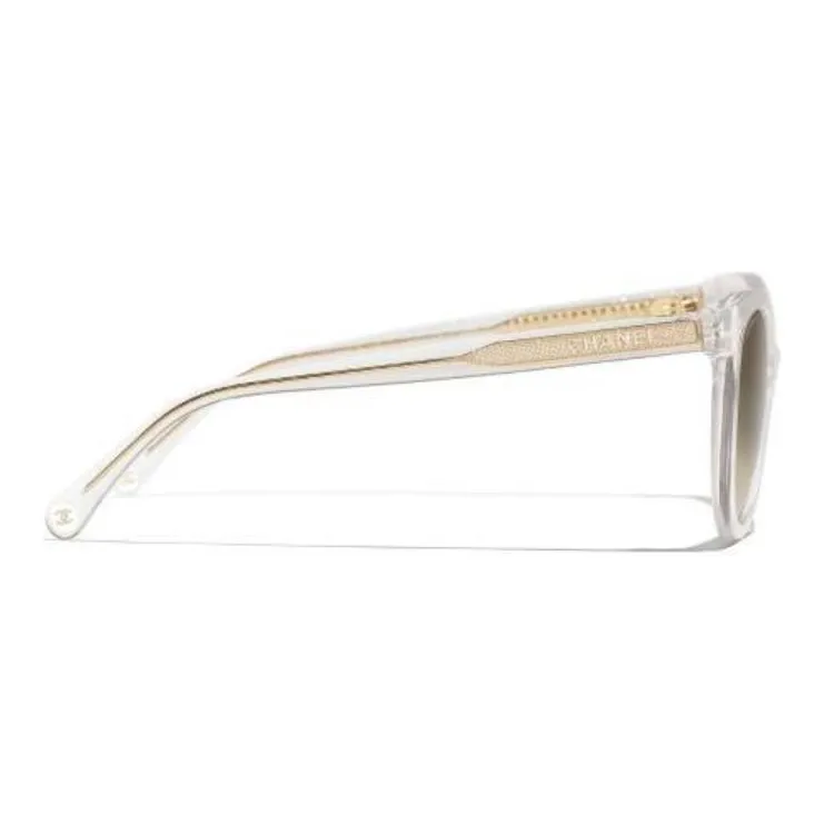 CHANEL Cat Eye Sunglasses Women's Transparent-3