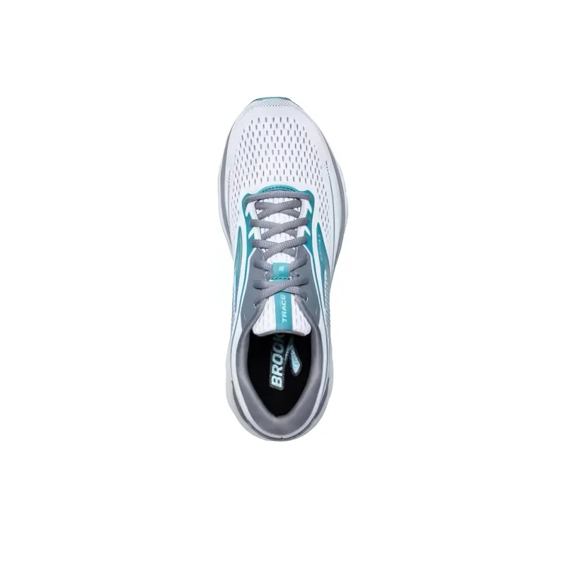 Brooks Trace 2 Anti Slip Wear Resistant Low Top Casual Shoes Women's Gray Cyan-2