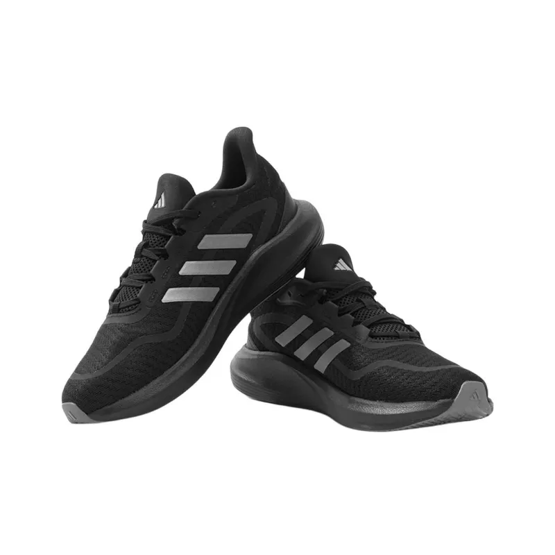 Adidas All Day Essential Cushioning Anti Slip And Wear Resistant Low Top Casual Running Shoes Unisex Black Gray-2