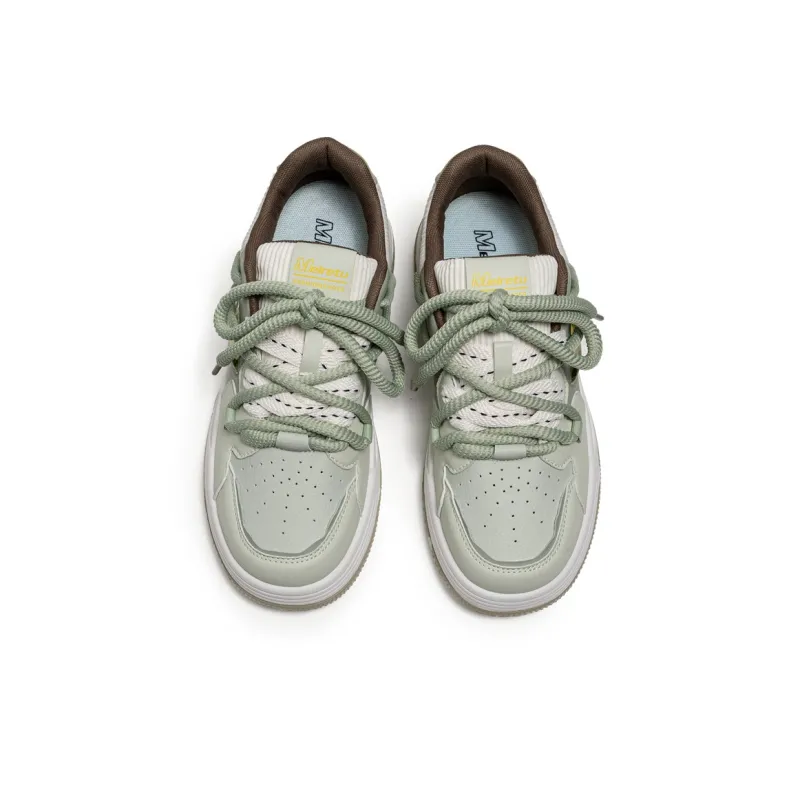 Meiretu Stars Collection Slip Resistant, Lightweight, And Breathable Low Top Skateboard Shoes Men's-9