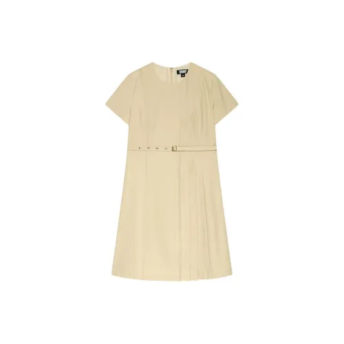 DKNY Short-Sleeved Dresses Women's Light Apricot