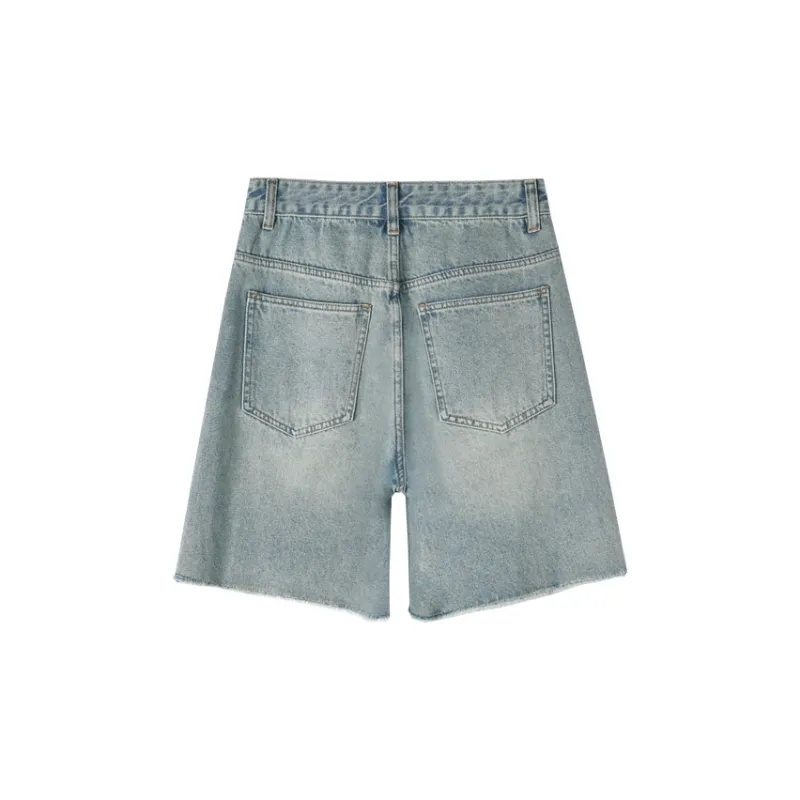 HIPPIEMISS Denim Shorts Women's Vintage Blue-1