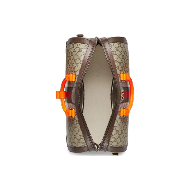 GUCCI Canvas With Leather Canvas Bag Shoulder Bag Crossbody Bag Handbag Travel Bag Women's-6