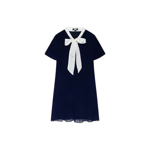 DKNY Short-Sleeved Dresses Women's Navy Blue