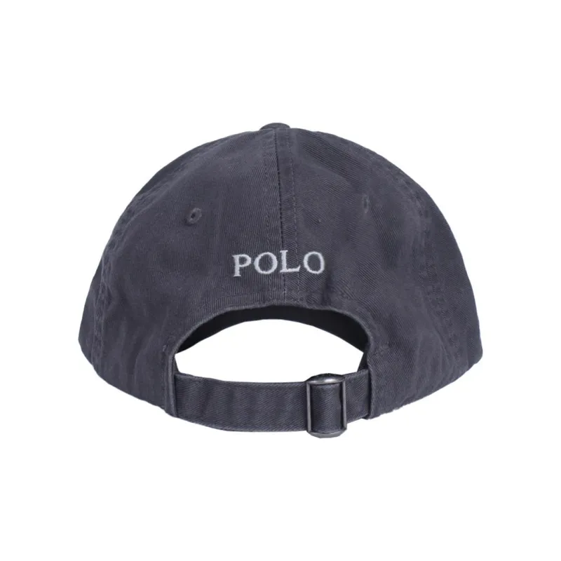 Polo Ralph Lauren Cotton Baseball Caps Unisex Charcoal Gray-2