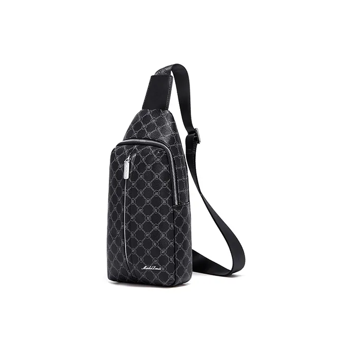 MashaLanti PVC Bonded Microfiber Synthetic Leather Shoulder Bag Crossbody Bag Sling Bags Medium Size Men's-2