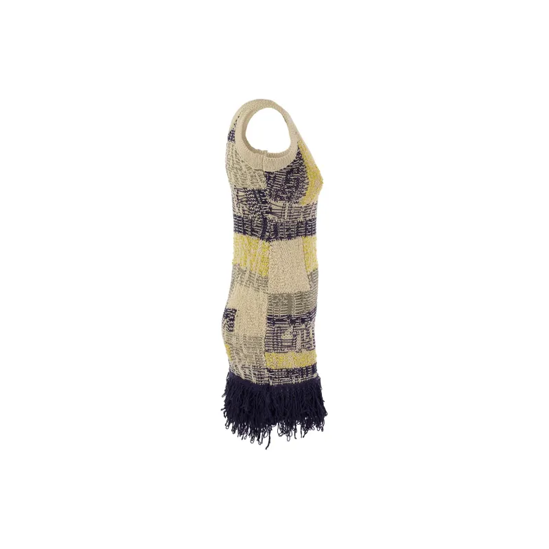 SportMax Fringed Edege Sleeveless Knitted Dress-2