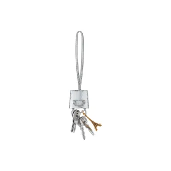 Balenciaga Le City Charm Eiffel Metallized Keychain