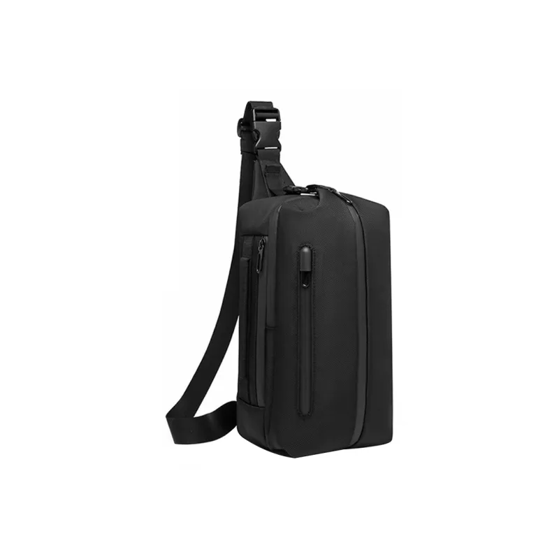 CMLZIUA High quality Fabric Fanny Pack Regular Men's Black-1