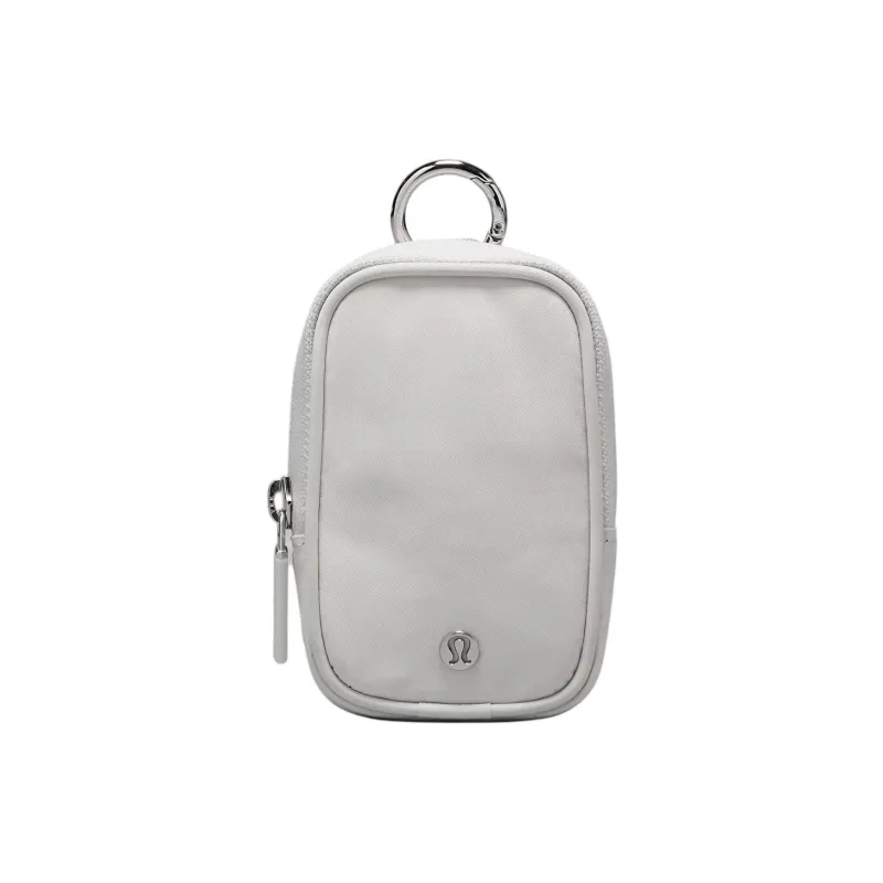 Lululemon Recycled Nylon Key Pouch Unisex Steam White-0