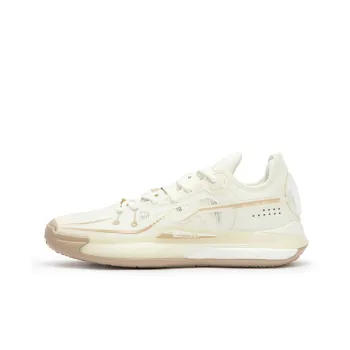361° DVD SE Steamed Buns Cushioning Anti Slip Wear Resistant Breathability Low Top Basketball Shoes Men's Feather White