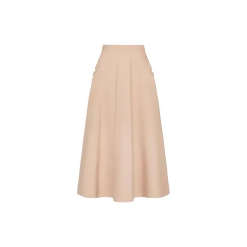 Valentino Casual Long Skirts Women's Khaki