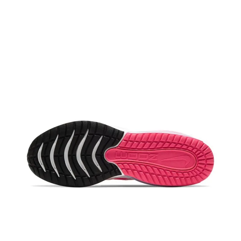 Nike Air Zoom Arcadia Anti-Slip And Wear-Resistant Breathable Low-Top Casual Running Shoes Women's Pink Yellow Gradient-5