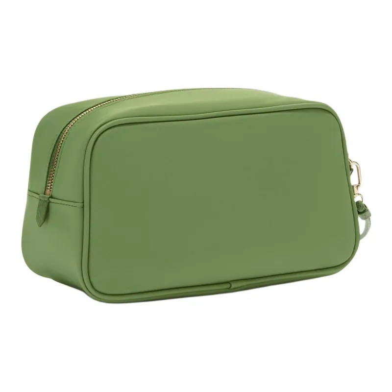 Furla Nylon Clutch Makeup Bag Extra Large Women's Ivy Green-1