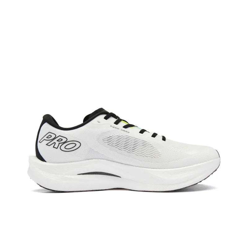 QIAODAN Strong Winds 2.0 PRO Cushioned Slip Resistant Low Top Running Shoes Women's Jordan White Lime Green-1