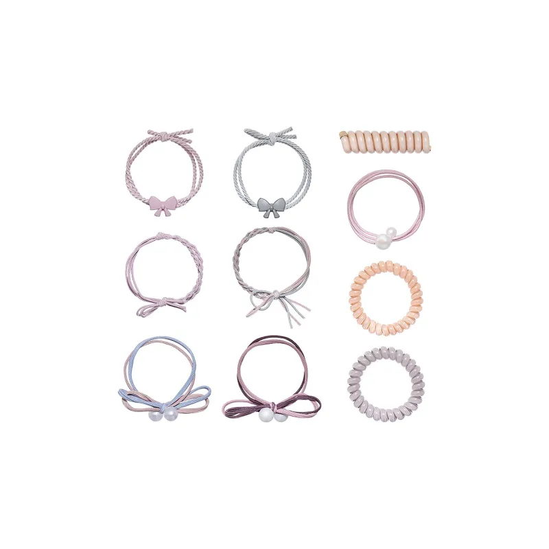 ROYALSASA Rubber Band Hair Tie Women's-0
