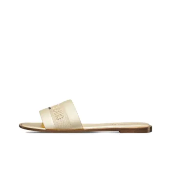 DIOR Dway Quiet Slide Slippers Women's Gold
