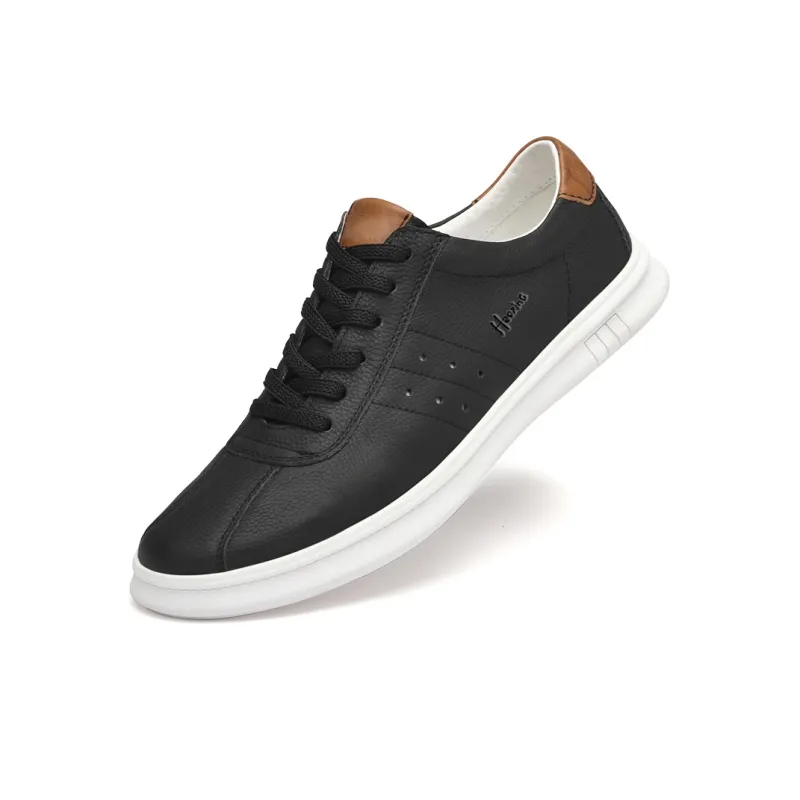 Extravagant Ventilated Waterproof Wear resistant Low Top Casual Shoes Men's Black-2