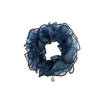 ROYALSASA Silk Chiffon Hair Tie Women's