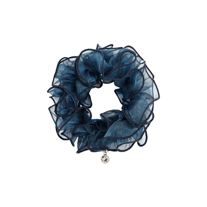 ROYALSASA Silk Chiffon Hair Tie Women's-0