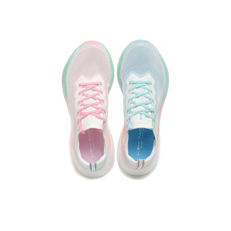 LIZHIPAO Running Shoes Unisex Low Top Mismatched Color/Neon White, Pink, Blue-1