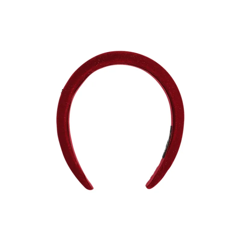 AJIDOU Tori Padded Velvet Headband-0