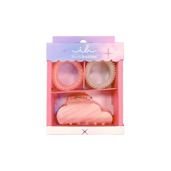Invisibobble Pink Crystal Cloud Box Everyday Versatile Practical Women's