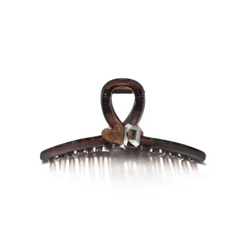 Clect Hair Clips Women's Dark Coffee/Pink