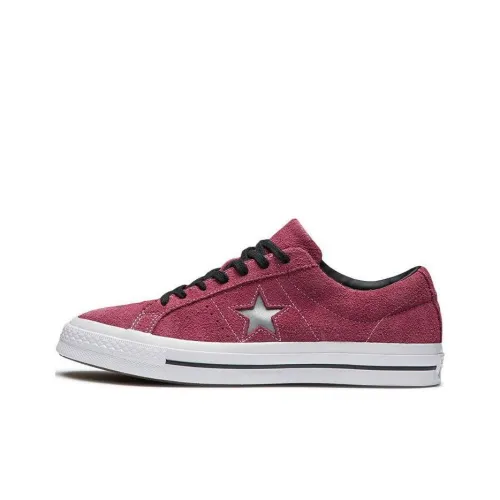 Converse One Star Canvas Shoes Unisex Low-Top Red